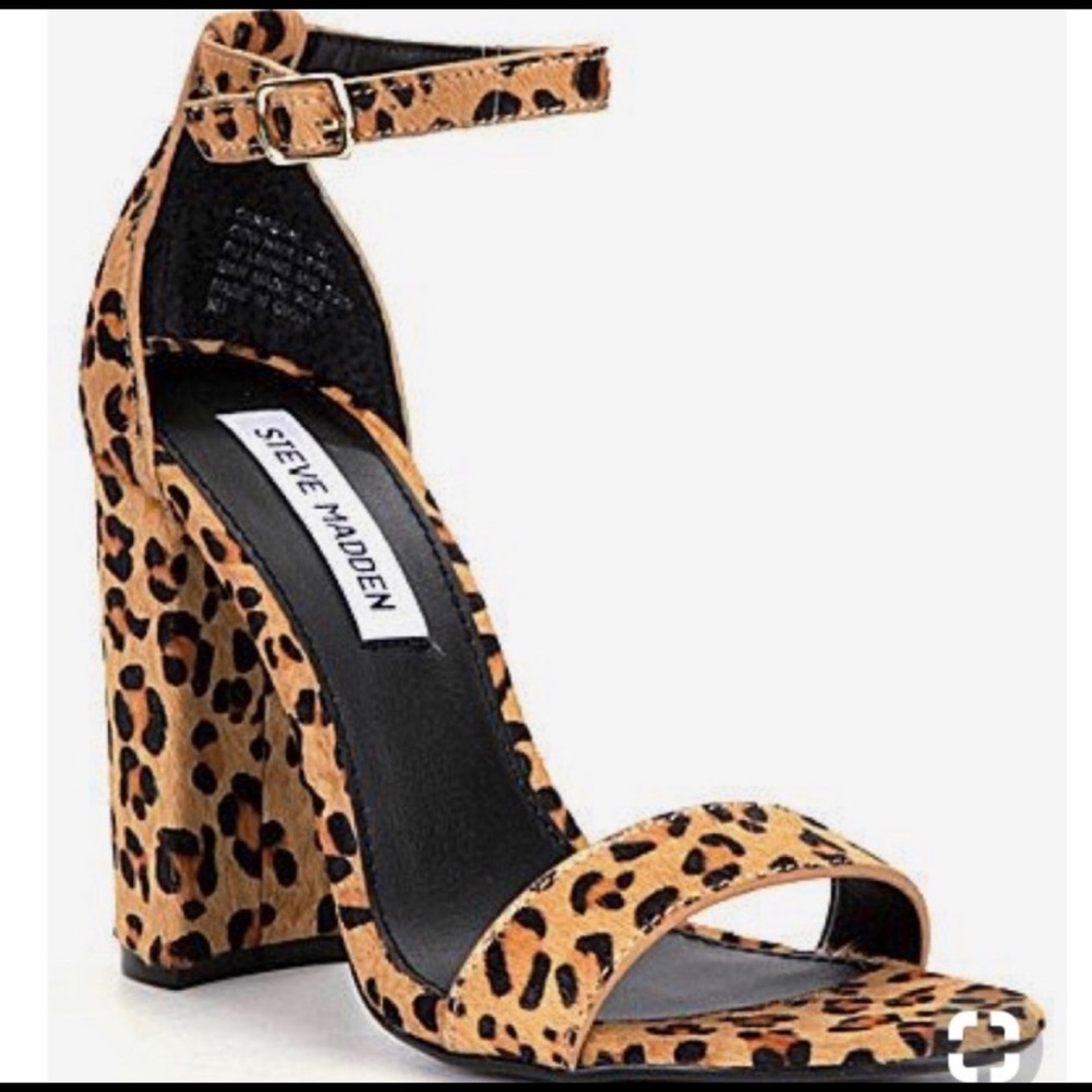 Steve Madden Carrson Cheetah Block Heel